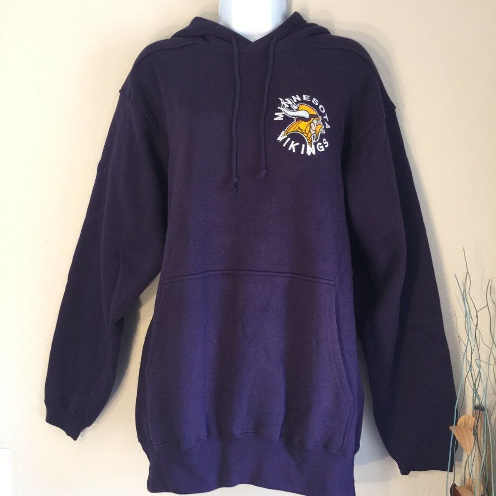 Galt Sand NFL Minnesota Vikings Hoodie Purple Embroidered Vintage Pullover S
